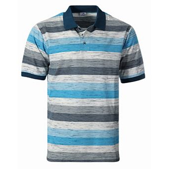 Gioberti Men's Club Stripe Regular Fit Polo Shirt