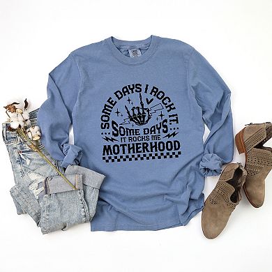 Simply Sage Market I Rock Motherhood Garment Dyed Long Sleeve