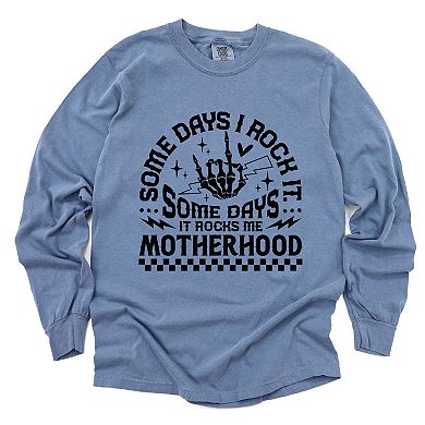 Simply Sage Market I Rock Motherhood Garment Dyed Long Sleeve