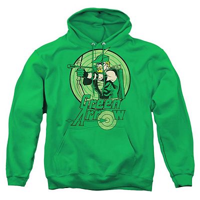 Dc Comics Green Arrow Adult Pull Over Hoodie