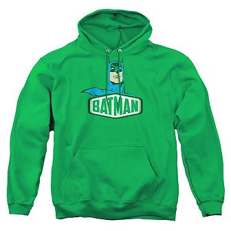 Dc Comics Batman Sign Adult Pull Over Hoodie