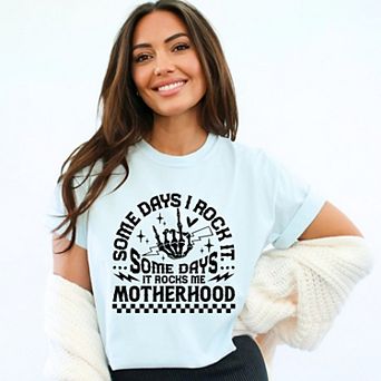 Simply Sage Market I Rock Motherhood Garment Dyed Tee
