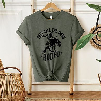 Call The Thing Rodeo Stars Short Sleeve Graphic Tee