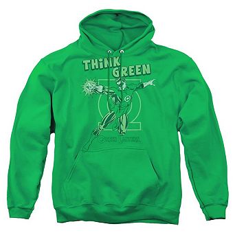 DC Comics Think Green Adult Pull Over Hoodie
