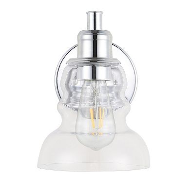 Manhattan Vintage Metal/glass Industrial Rustic Led Vanity