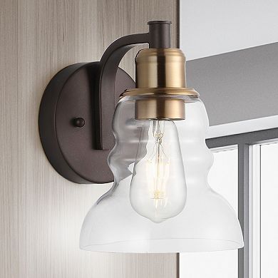 Manhattan Vintage Metal/glass Industrial Rustic Led Vanity