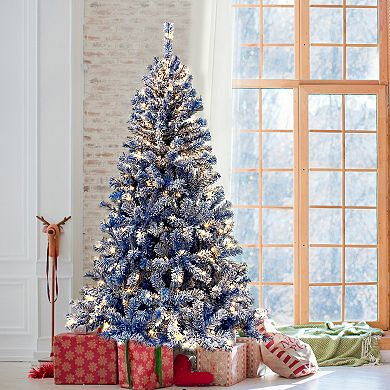 Merax 6FT Pre-Lit Hinged Artificial Fir Christmas Tree