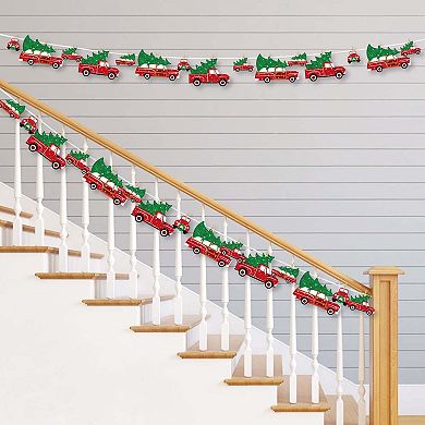 Big Dot Of Happiness Merry Little Christmas Tree Party Decor Clothespin Garland Banner 44 Pc