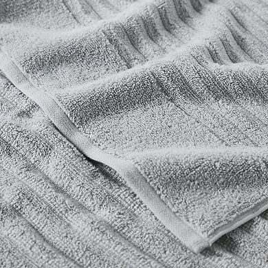 Madelinen® 6-Piece Zero Twist Combed Cotton Textured Bath Towel Set