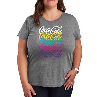 Plus Coca-Cola Coke Logo 90's Stacked Graphic Tee