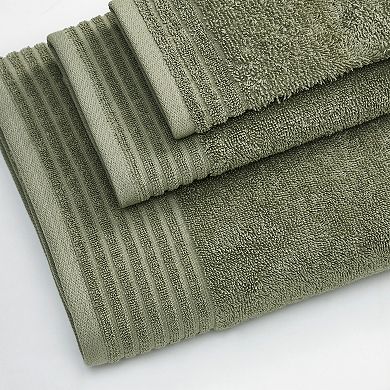 Madelinen 6-Pack Featherspun Cotton Quick-Dry Bath Towel Set
