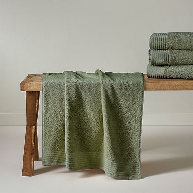 Madelinen 6-Pack Featherspun Cotton Quick-Dry Bath Towel Set