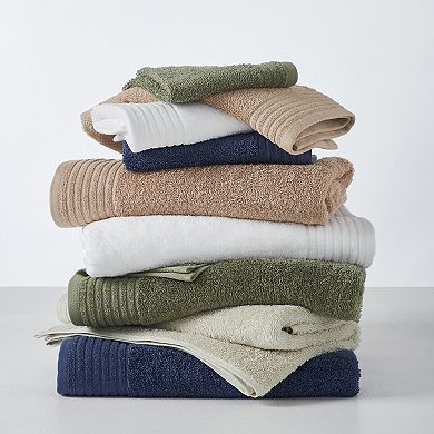 Madelinen 6-Pack Featherspun Cotton Quick-Dry Bath Towel Set