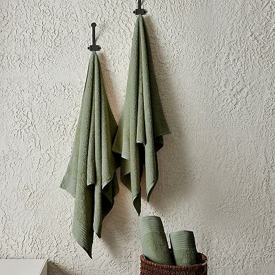 Madelinen 6-Pack Featherspun Cotton Quick-Dry Bath Towel Set
