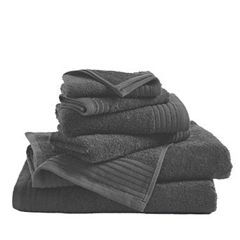 Madelinen® 6-Pack Featherspun Cotton Quick-Dry Bath Towel Set