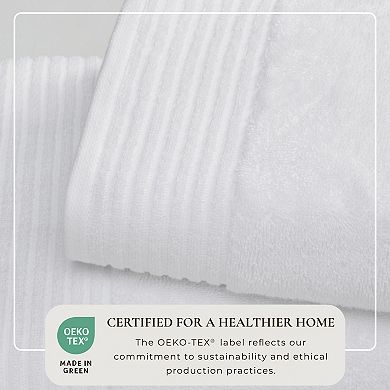 Madelinen 4-Pack Featherspun Cotton Quick-Dry Bath Towel Set
