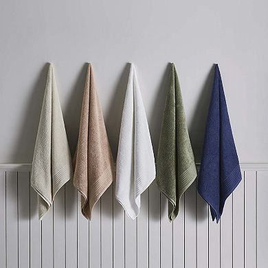 Madelinen 6-Pack Featherspun Cotton Quick-Dry Hand Towel Set