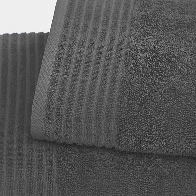 Madelinen 6-Pack Featherspun Cotton Quick-Dry Hand Towel Set