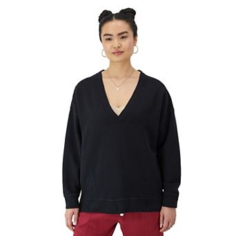 Women's Champion® Vintage Wash Oversized V-Neck Pullover