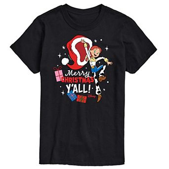 Disney / Pixar's Toy Story 4 Jessie Men's Merry Christmas Y'all Graphic Tee