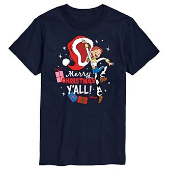 Disney / Pixar's Toy Story 4 Jessie Men's Merry Christmas Y'all Graphic Tee