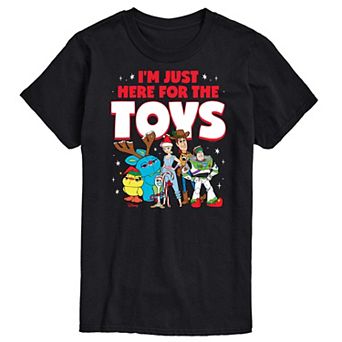 Disney / Pixar's Toy Story 4 Men's Here For The Toys Graphic Tee