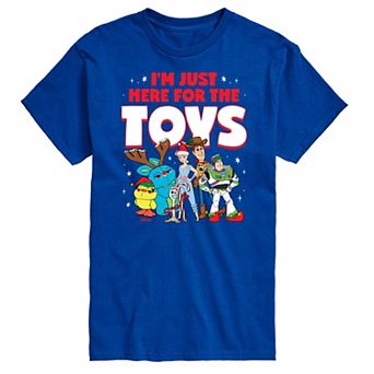 Disney / Pixar's Toy Story 4 Men's Here For The Toys Graphic Tee