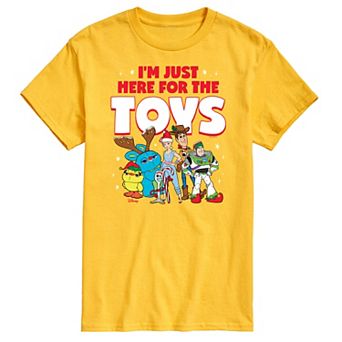 Disney / Pixar's Toy Story 4 Men's Here For The Toys Graphic Tee