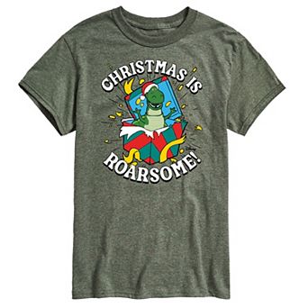Disney / Pixar's Toy Story 4 Rex Men's Christmas Is Roarsome Graphic Tee