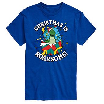 Disney / Pixar's Toy Story 4 Rex Men's Christmas Is Roarsome Graphic Tee