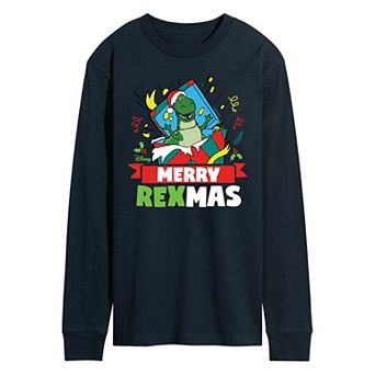 Disney / Pixar's Toy Story 4 Men's Merry Rexmas Long Sleeve Graphic Tee