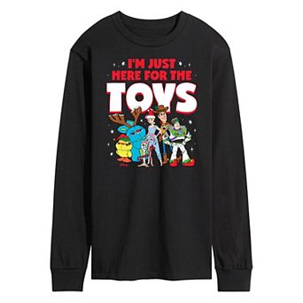 Disney / Pixar's Toy Story 4 Men's Here For The Toys Long Sleeve Graphic Tee