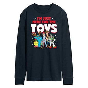 Disney / Pixar's Toy Story 4 Men's Here For The Toys Long Sleeve Graphic Tee