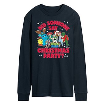 Disney / Pixar's Toy Story 4 Men's Christmas Party Long Sleeve Graphic Tee