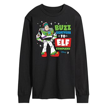 Disney / Pixar's Toy Story 4 Buzz Lightyear Men's Long Sleeve Graphic Tee