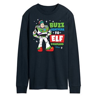 Disney / Pixar's Toy Story 4 Buzz Lightyear Men's Long Sleeve Graphic Tee