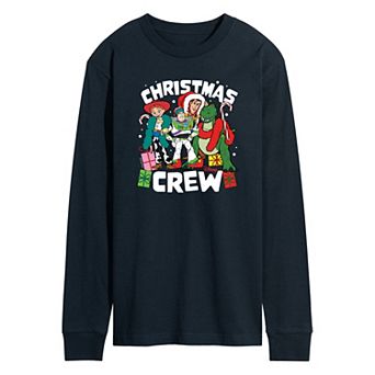 Disney / Pixar's Toy Story 4 Men's Christmas Crew Long Sleeve Graphic Tee