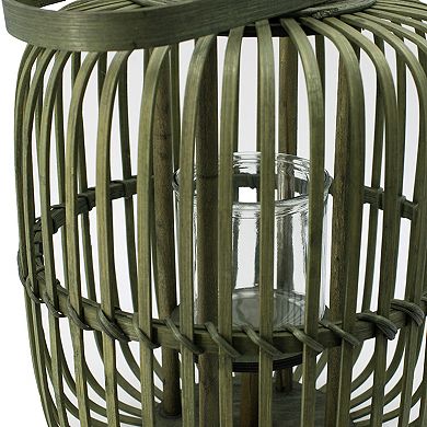 A&B Home Bamboo Lantern Table Decor