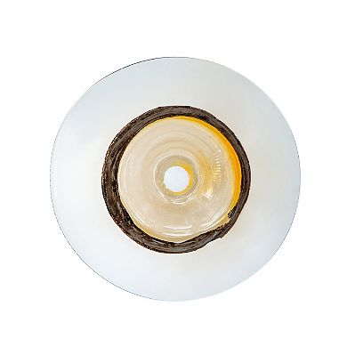 A&B Home Lovell Glass Bowl Table Decor