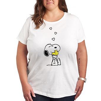 Plus Peanuts Snoopy & Woodstock Hugs Graphic Tee