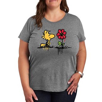 Plus Peanuts Woodstock Rose Graphic Tee
