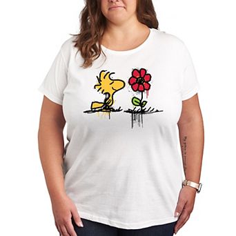 Plus Peanuts Woodstock Rose Graphic Tee