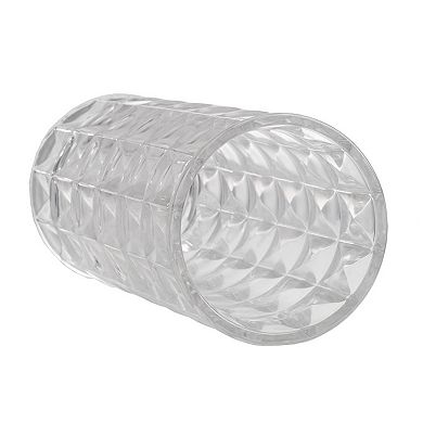 A&B Home Textured Cylinder Decorative Vase Table Decor