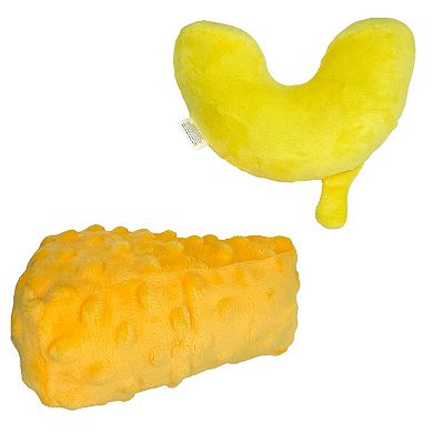 Kraft Mac & Cheese Plush Dog Toys 2-Pack