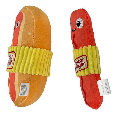 Kraft Oscar Mayer Hot Dogs Plush Dog Toys 2-Pack