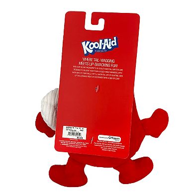 Kraft 8-in. Kool-Aid Man Plush Dog Toy