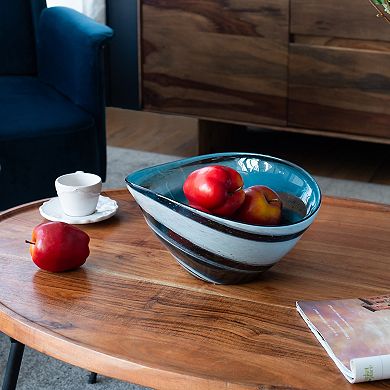 A&B Home Mayron Swirl Decorative Bowl Table Decor