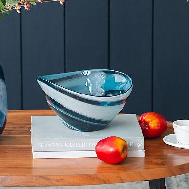 A&B Home Mayron Swirl Decorative Bowl Table Decor