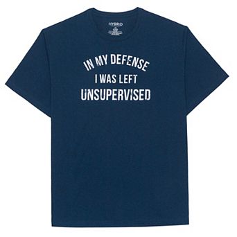 Big & Tall "In My Defense" Graphic Tee
