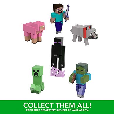 Mattel Minecraft Enderman Action Figure & Accessories 4-Piece Set